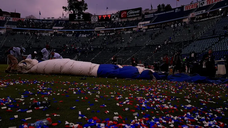 Así fue el último partido de Cruz Azul a las 5 en el Estadio Azul.