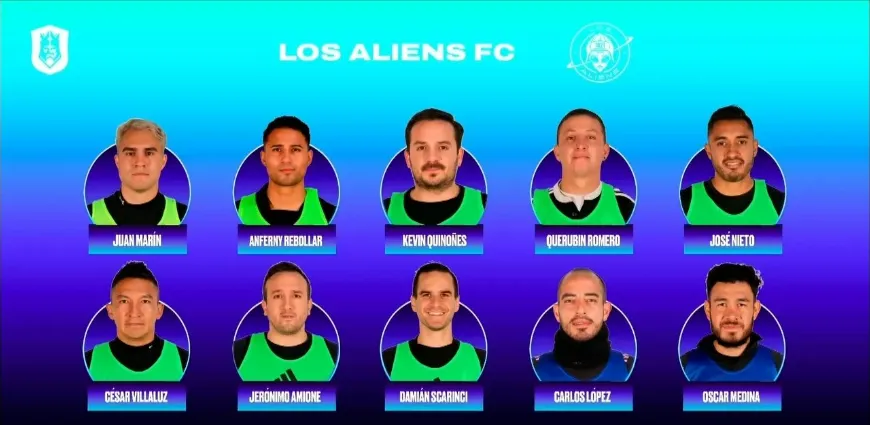 César Villaluz y su equipo para ganar la Kings League Americas 2024