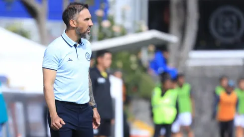Vicente Sánchez, DT del equipo Sub-23 de Cruz Azul.