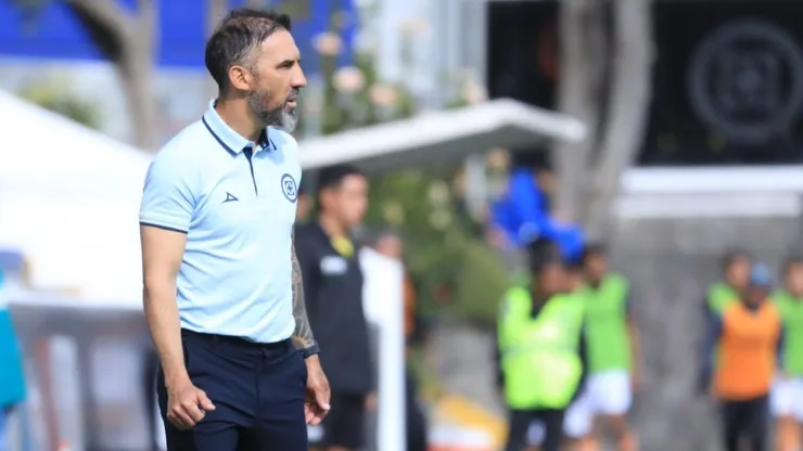 Vicente Sánchez, DT del equipo Sub-23 de Cruz Azul.