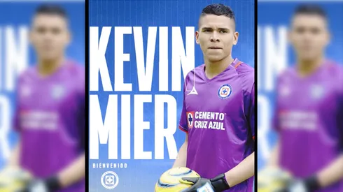 Kevin Mier, nuevo jugador de Cruz Azul.