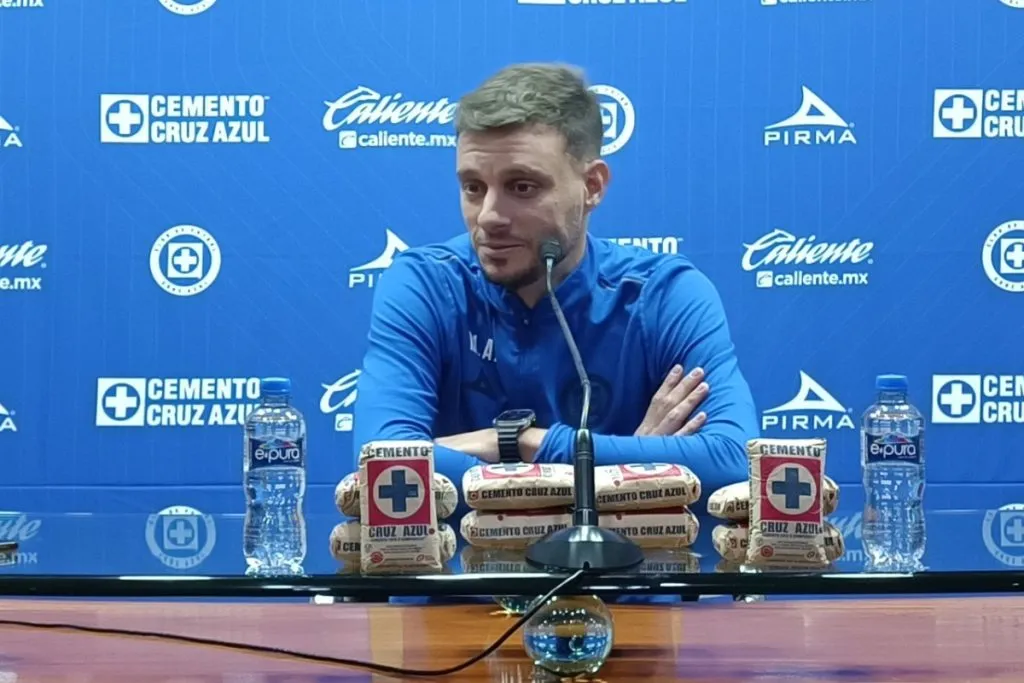 Martín Anselmi, DT de Cruz Azul.