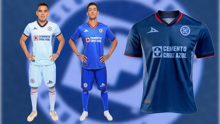 El uniforme alternativo de Cruz Azul mantiene el diseño de las dos primeras playeras que presentó Pirma.