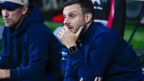 CIUDAD DE MEXICO, MEXICO - FEBRERO 24: Martin Anselmi, Director Tecnico del Cruz Azul durante el juego de la jornada 8 del Torneo Clausura 2024 de la Liga BBVA MX en el Estadio Azteca el 24 Febrero de 2023 en Ciudad de Mexico, Mexico. (Foto: Rocio Vazquez/JAM MEDIA)