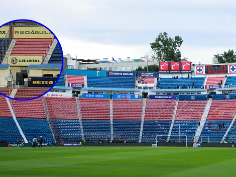 Nueva casa del América: así tapó los escudos de Cruz Azul en el Azul