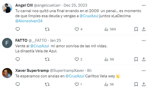 Reacciones de la afición de Cruz Azul