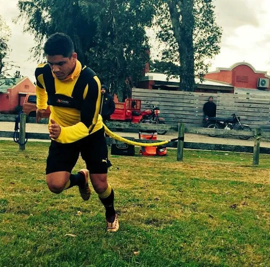 Entrenamiento del Toro en su natal Uruguay
