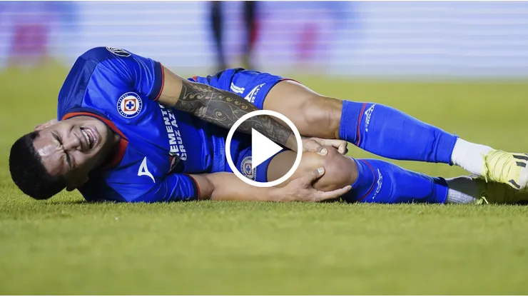 Baja en Cruz Azul: Toro Fernández se lesionó la rodilla.