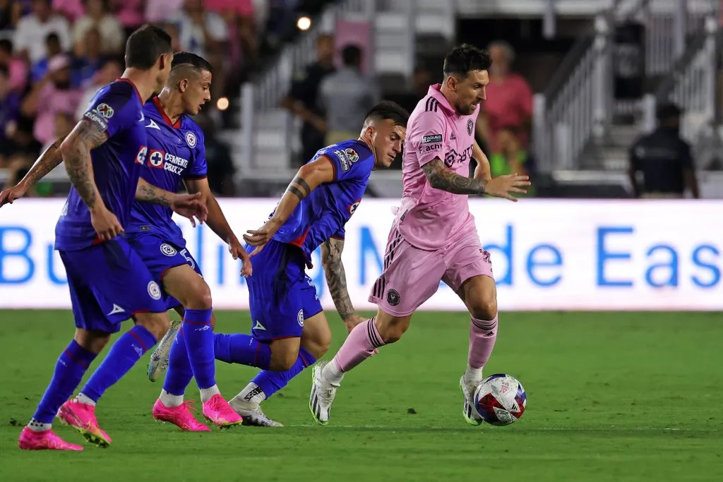 Cruz Azul, a la caza de Leo Messi en su primer juego de la pasada Leagues Cup. (Getty Images)