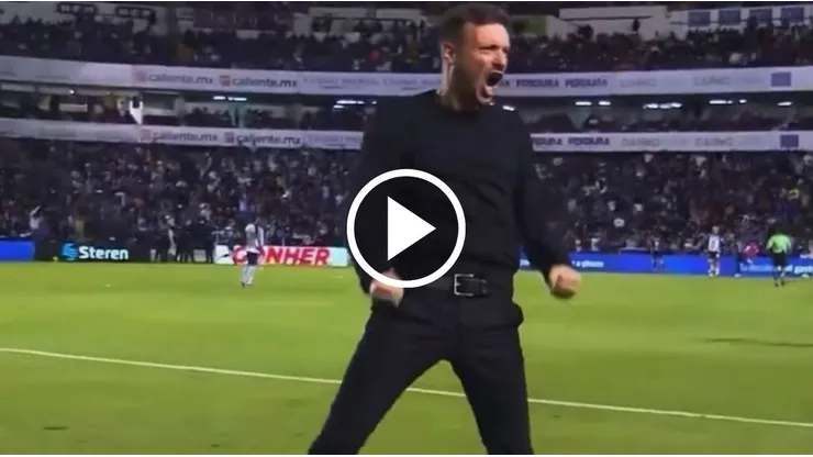 El festejo de Martín Anselmi que se hizo viral en las redes de Cruz Azul