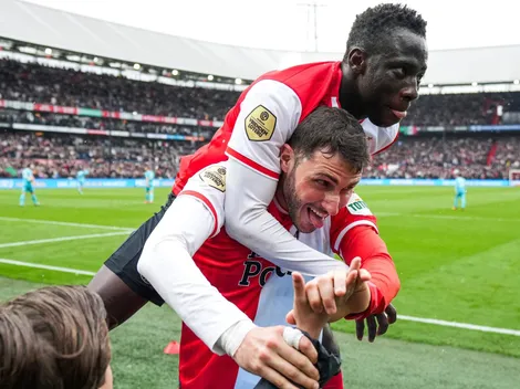 Santi presente en la heroica remontada del Feyenoord