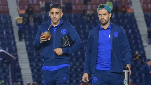 Camilo Cándido y Nacho Rivero, jugadores de Cruz Azul.