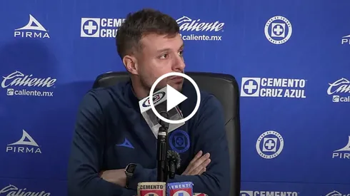 Martín Anselmi, DT de Cruz Azul.