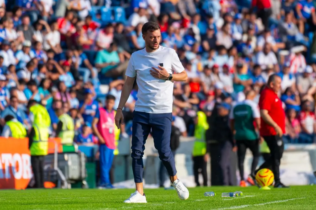 Martín Anselmi, DT de Cruz Azul. (Foto: Imago7)