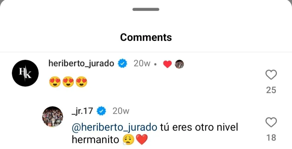 Respuesta de Jurado y reacción de Ruvalcaba en Instagram