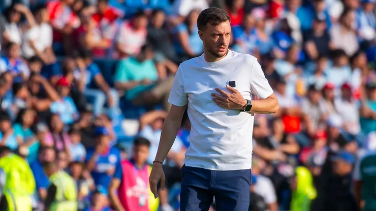 Martín Anselmi, DT de Cruz Azul.