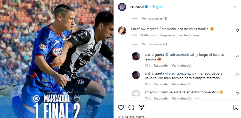 Reacciones de la afición y pedido de vuelta de Cambindo