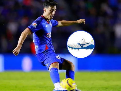 Los botines retro que Lorenzo Faravelli luce en Cruz Azul