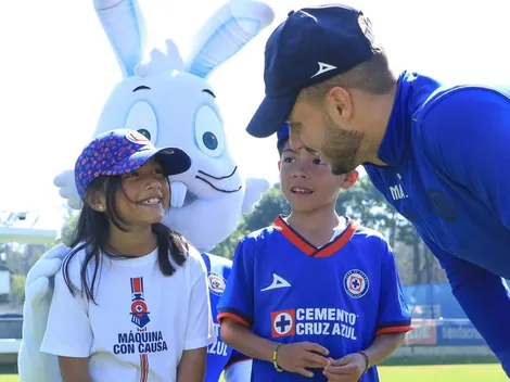María José cumplió un nuevo sueño y conoció a todos en Cruz Azul