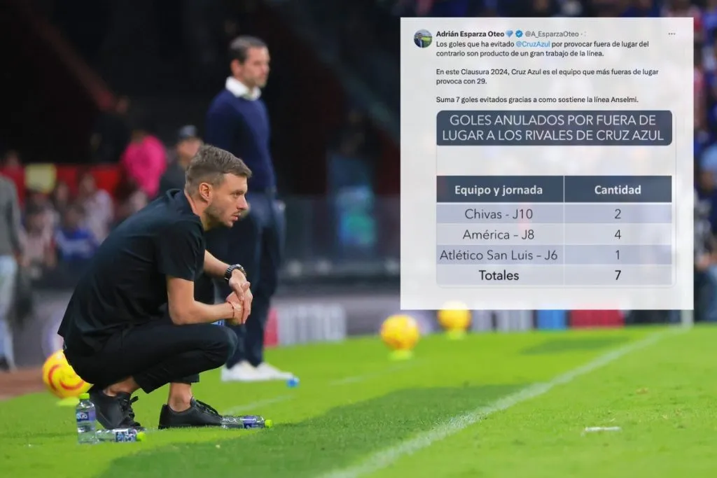 Martín Anselmi, DT de Cruz Azul. (Foto: Imago7)