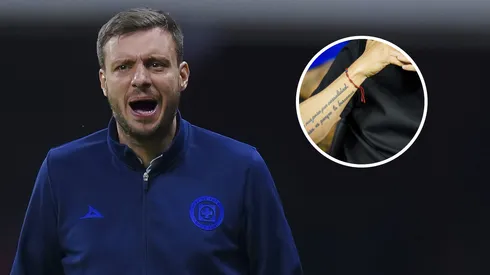 El tatuaje Martín Anselmi del que se habla en el mundo Cruz Azul.