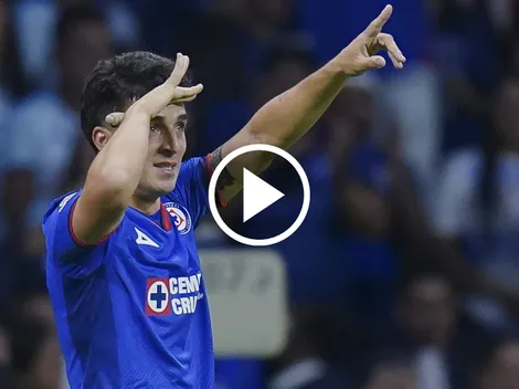Primer gol de Lorenzo Faravelli para Cruz Azul ante Chivas