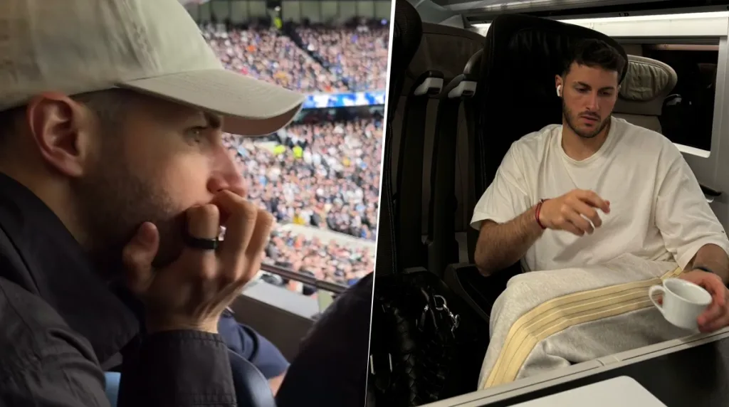 Santiago Giménez vive su primera experiencia con Tottenham (Instagram)