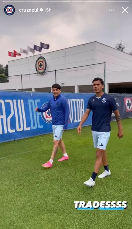 La publicación de Cruz Azul que reveló el futuro de Alexis Gutiérrez (Instagram)