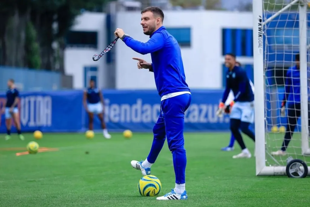 Martín Anselmi, DT de Cruz Azul.