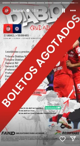 Publicación del Toluca