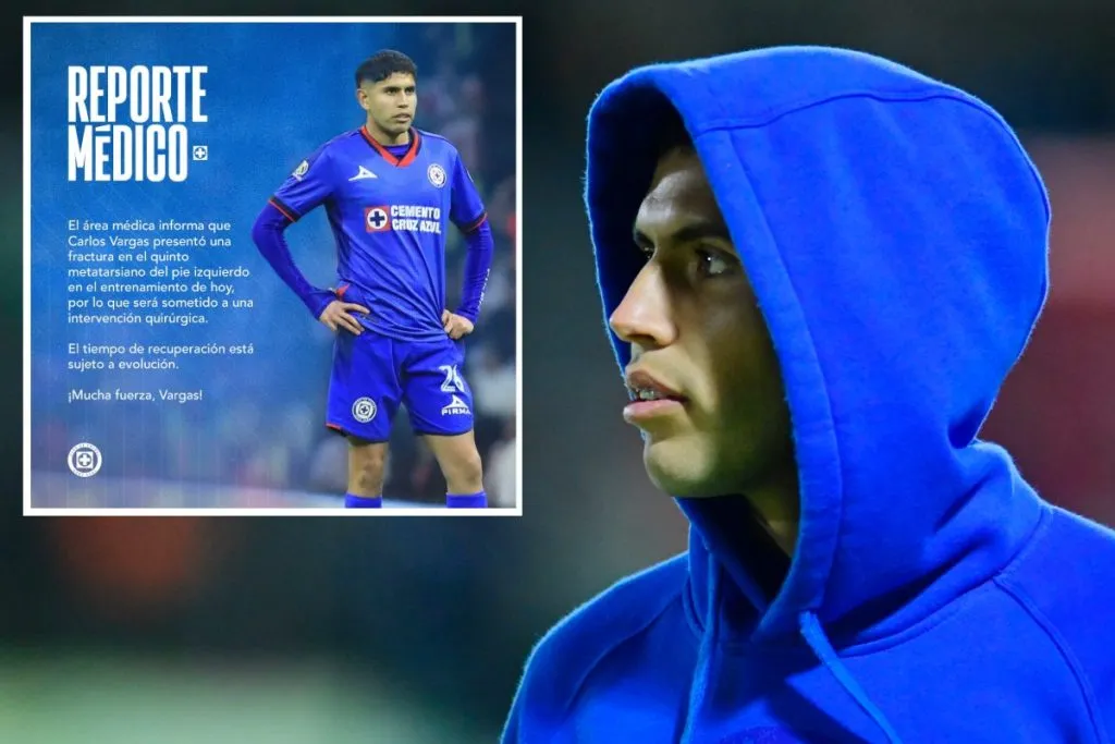 Carlos Vargas, jugador de Cruz Azul.