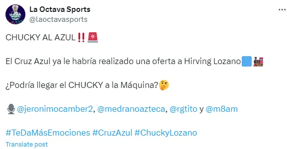 Información de La Octava Sports