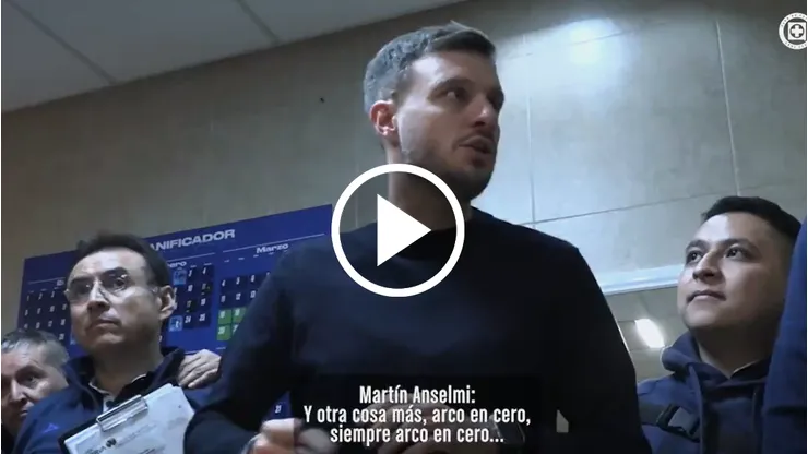 Cruz Azul compartió la intimidad del vestidor,