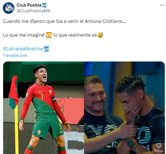 Troleo del Puebla que les terminó saliendo por la culata