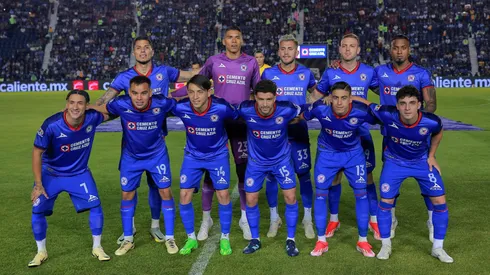 Ciudad de México a 6 de de Abril de 2024.Foto de equipo de Cruz Azul , durante el partido correspondiente a la jornada 14 del torneo Clausura 2024 de la Liga BBVA MX, entre la Máquina Celeste del Cruz Azul y los Rayados de Monterrey, realizado en el estadio Ciudad de los Deportes. Foto: Imago7/ Manlio Contreras