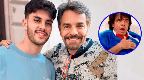 Eugenio Derbez presumió a su sobrino.