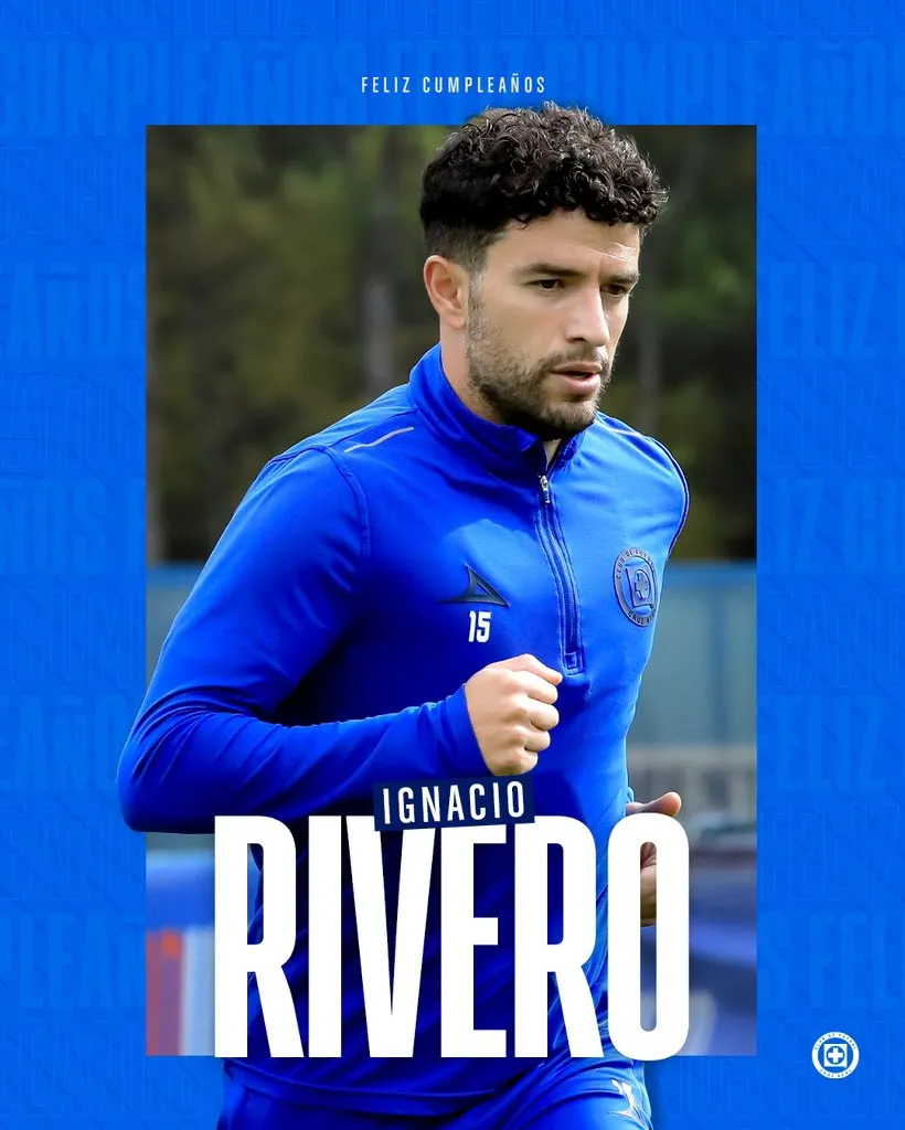 Cruz Azul felicitó a Nacho Rivero. (Foto: Cruz Azul)