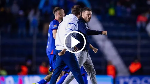 La reacción de Martín Anselmi al doblete de Uriel Antuna en Cruz Azul