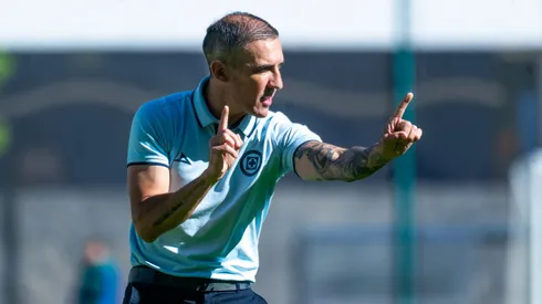 Vicente Sánchez, DT del equipo Sub 23 de Cruz Azul.