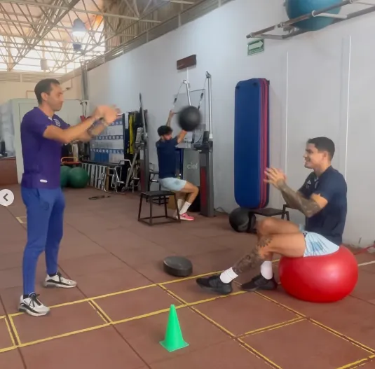 Toro en trabajos de recuperación. (Foto: @mfd_paolo)