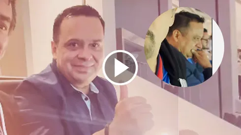 Víctor Velázquez vio la Final al lado de Eugenio Derbez.