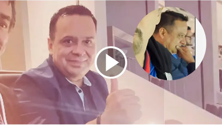 Víctor Velázquez vio la Final al lado de Eugenio Derbez.