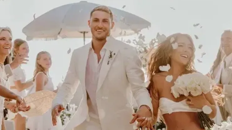El ex futbolista de La Máquina se casó este fin de semana en una ceremonia que se llevó a cabo en Punta Mita, Nayarit.