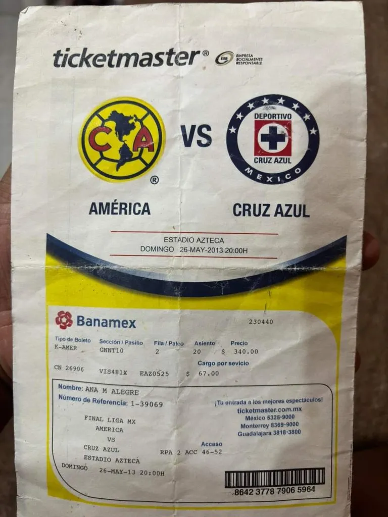 Imagen cortesía de Hablemos del Azul (X)