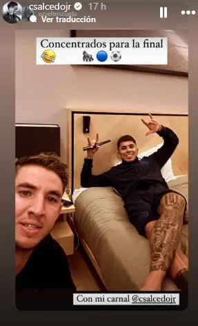 Salcedo y Brizuela en IG (IG Carlos Salcedo)