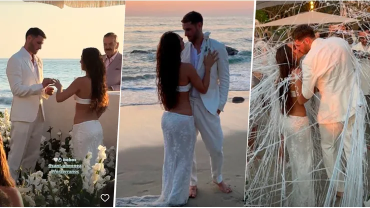 Se nos casó Santi: las fotos de su boda de ensueño