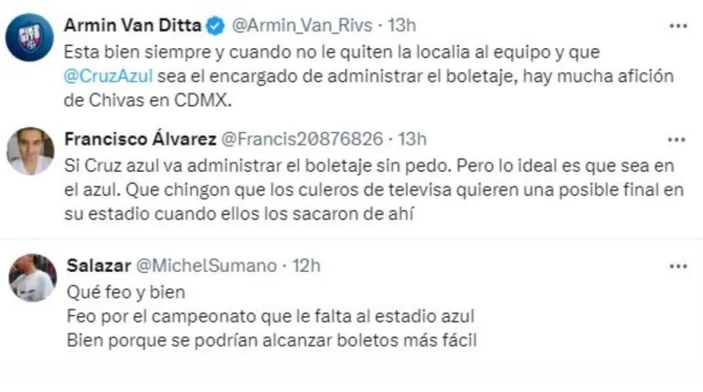 La condición de la afición para jugar la hipotética final en el Azteca (X)