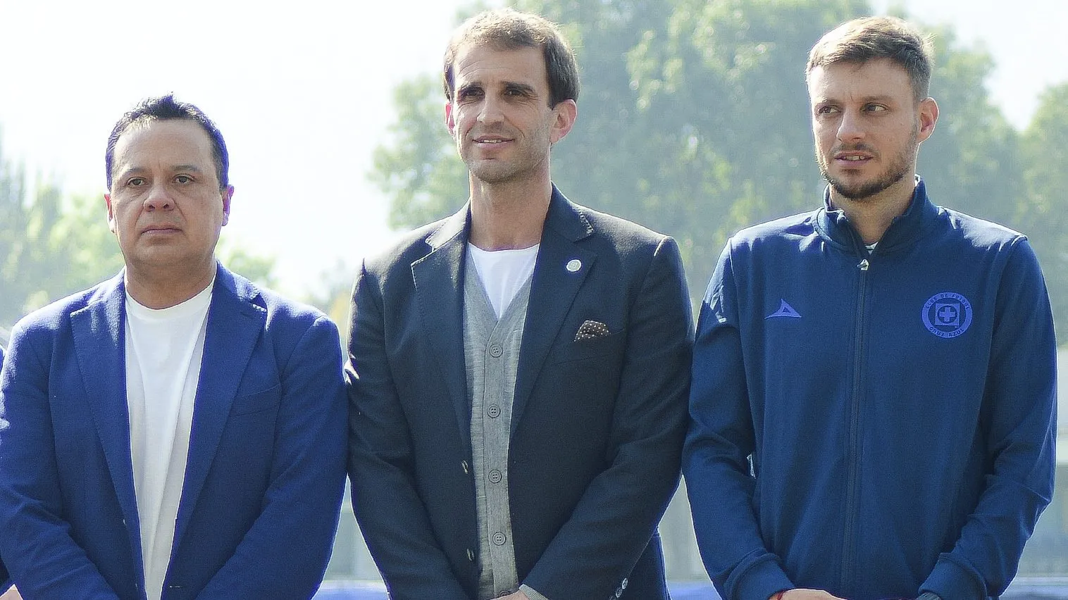 El día de la presentación de Alonso y Anselmi. (JAM Media)