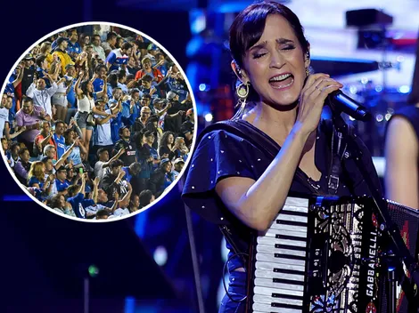 Julieta Venegas, agradecida con Cruz Azul