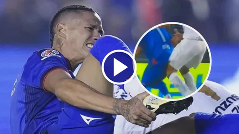 Antuna recibió dura entrada y el juez apenas sancionó falta.